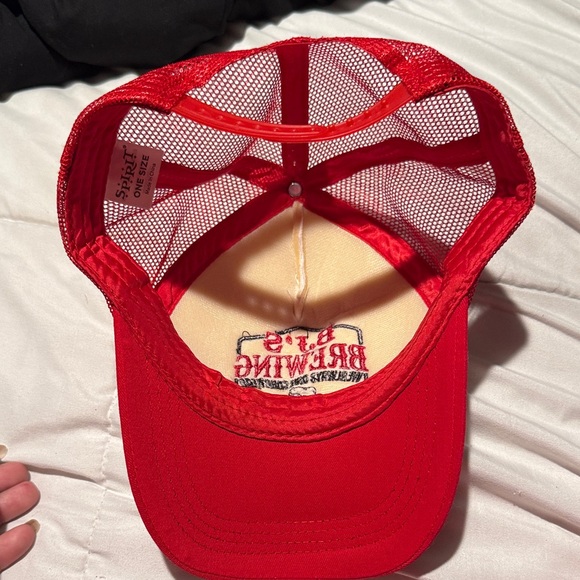 BJ's Brewing Red and White Trucker Hat - Picture 3 of 8